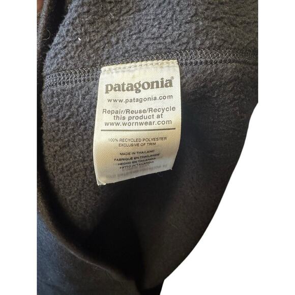 Patagonia Better Sweater 1/4 Zip Pullover Women’s Small Black Hiking Gorpcore - Picture 8 of 8